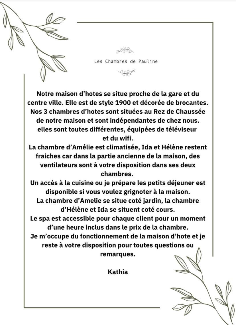 Les Chambres De Pauline Avec Spa Et Climatisation アルベールヴィル エクステリア 写真